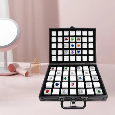 70 Grids 3cm Diamond Gemstone Display Box Storage Box Jewellery Organiser - Image 1 of 4