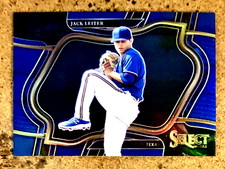 2023 Panini Select Baseball Diamond Level Blue Prizm Jack Leiter #275 Rangers