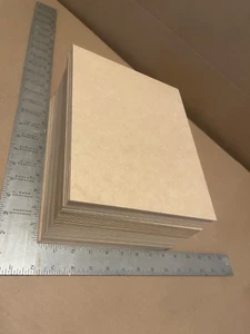 40 SHEETS 8" X 10" MDF - 1/8" (3mm) - Picture 1 of 9
