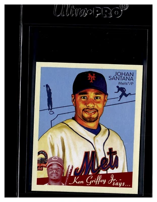 2008 Upper Deck Goudey Mini Red Backs #112 Johan Santana - Image 1 of 2