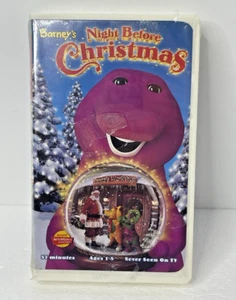 Barney's Night Before Christmas VHS Clamshell Case Sealed NOS 2034 - Picture 1 of 4