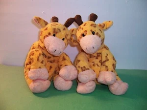TY PLUFFIES - TOWERS the GIRAFFE - 2004 -- LOT OF 2 - EX. - Picture 1 of 5