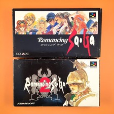 Romancing Sa Ga 2 3 with BOX Nintendo Super Famicom SNES SFC JP Vido Game N14-7