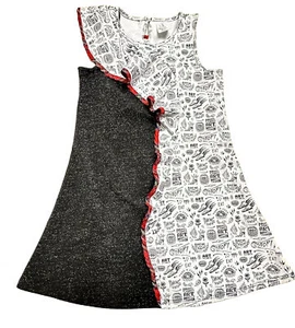 Disney Store Cruella Movie Dress/costume Kids– Live Action (Size 13) Black White - Picture 1 of 11