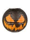 Kürbislaterne Halloween-Dekoration schwarz-orange 25cm - Cod.282090