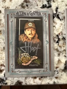 2022 TOPPS ALLEN GINTER X MLB MINI TARJETA PARALELA AUTOMÁTICA 07/25 JARED HART #MA-JHA - Imagen 1 de 2