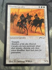 mtg Arabian Nights Moorish Cavalry, Old set, Near Mint Condition