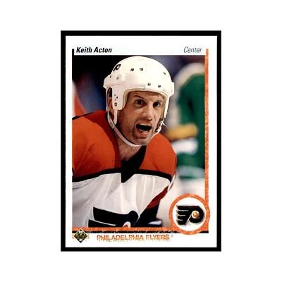 1990 Upper Deck Keith Acton Hockey Cards #445 - Image 1 of 3
