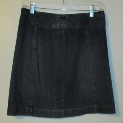 Geoffrey Beene Sport Denim Skirt Size 6 Zipper closure 18 1/2 " Length New - Image 1 of 3