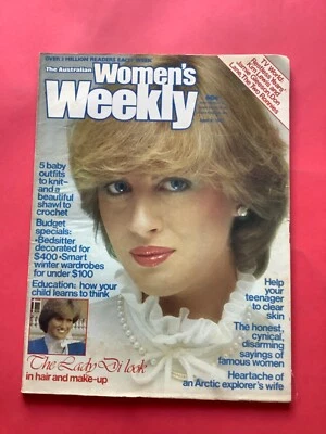 Vintage Australian women’s weekly magazine womens weekly magazine lady di look - Image 1 of 4