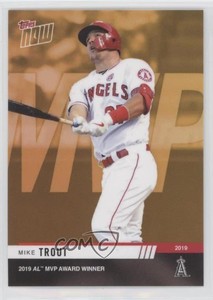2019 Topps Now Award Winners Bonus Mike Trout (2019 AL MVP Award Winner) #AWB-11