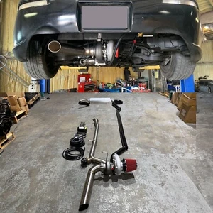 Kit turbo de montaje trasero personalizado para Nissan 350Z Fairlady Z33 Infiniti G35 VQ35DE HR - Imagen 1 de 4