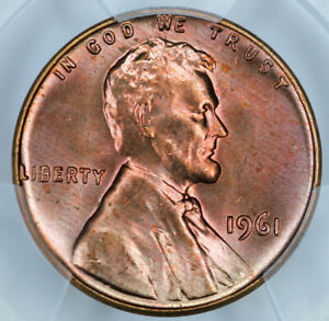 1961 PCGS MS66RD Lincoln Cent 39564392