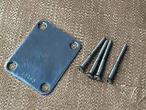 1960 Fender guitar bass neck plate Stratocaster Jazz Precision Jazzmaster - Picture 1 of 3