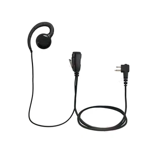 1.5 Wire C-Shape Swivel PTT Mic Earpiece for Motorola Radios CLS1110, RDM2070d - Picture 1 of 10