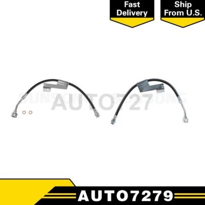 Sunsong Front Pair Brake Hydraulic Hose Brake Line For 1989-2000 Chevrolet C2500 - Image 1 of 4