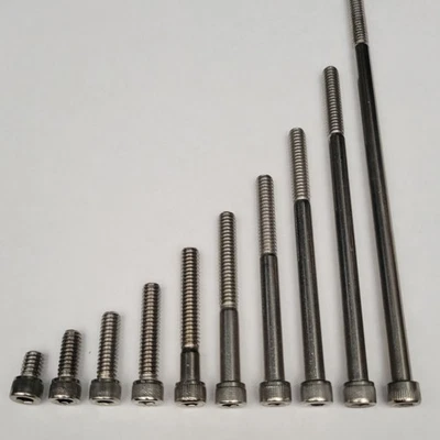 UNC & UNF stainless steel socket cap screws allen screws. Harley Davidson bolts.