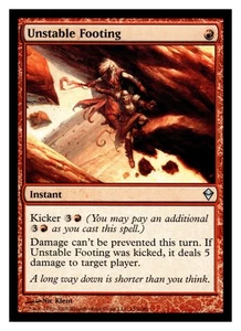 Magic The Gathering Zendikar Unstable Footing #153 - Picture 1 of 2