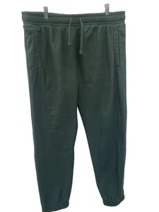 M&S Fleece Jogginghose Gr. XL Reg Grün W39/42" L30" Polyester Herren - Bild 1 von 7