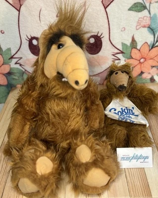 Vtg 1986 ALF Plush 18” Doll & 13” Hand Puppet Coleco Plush Stuffed Animal Lot - Image 1 of 4