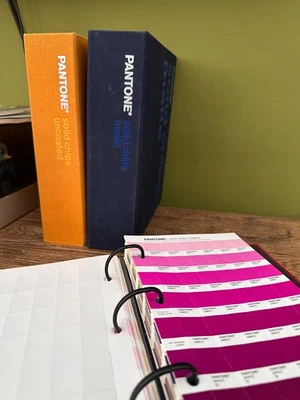 Pantone Solid Chips Books X 3.  Coated/ Uncoated/Matte. - Image 1 of 4
