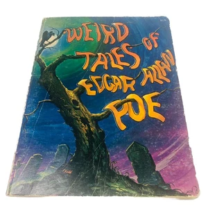 Weird Tales of Edgar Allan Poe Illus Norman Nodel Interlyth Book 1973 HORROR VTG - Picture 1 of 21