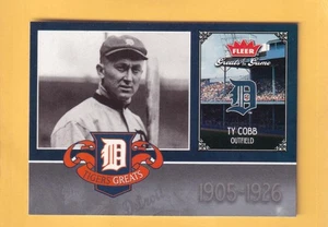 2006 Fleer Greats of the Game Tigers Greats #DET-TC Ty Cobb Tigers NM-MT+ - Bild 1 von 2