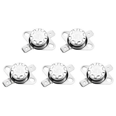 METALLIXITY KSD301 Thermostat 80C NC Temperature Thermal Control Switch 5 Pcs
