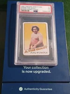 Andre the Giant #7 1981 (PSA 1,5 Fari) Takara Wrestling WWF WWE Salón de la Fama Foto 1 de 3