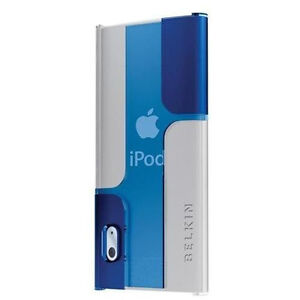 New Boxed Belkin BodyGuard Hue Case for Apple iPod NANO 5G White & Blue/Indigo