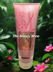 New Bath and Body Works Costa Rica Pink Pineapple Sunrise Hydrating Body Cream - Picture 1 of 4