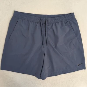 NUEVO Pantalones Cortos para Correr Nike Stride Para Hombres 2XL Dri Fit Cordón Azul 38x7" - Imagen 1 de 9