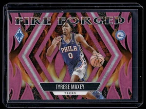 2023 Panini Phoenix Tyrese Maxey #5 Fire Forged Pink /99 - Picture 1 of 2
