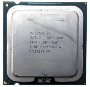 Intel Core 2 Duo E4400 2.00GHz Dual-Core LGA 775/Socket T CPU Processor SLA3F - Picture 1 of 2