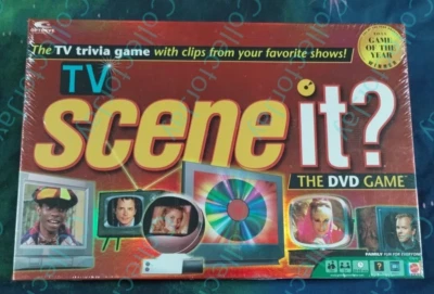 TV Scene it? TV Trivia Game DVD Family Friends Board Game Factory Sealed New - Image 1 of 2