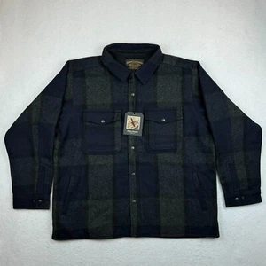 New NWT Mens Filson Mackinaw Jac Shirt Wool Plaid Jacket Coat Size XXL 2XL - Picture 1 of 6