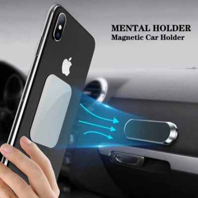 New Universal Magnetic In Car Mobile Phone Holder Mini Strip Shape Stand Bracket - Image 1 of 4