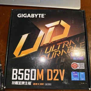 GIGABYTE B560M D2V LGA 1200 Intel 11th Gen B560 Micro ATX Motherboard - Picture 1 of 5