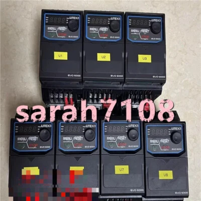 1PC USED Inverter EVO6000 0.75KW/220V EVO600021SD75E20F By FedEx or DHL - Image 1 of 2