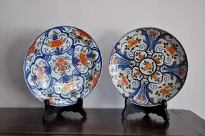 Deux assiettes en faience de Delft - XVIIIème siècle - Imagen 1 de 9