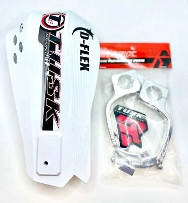Motocross MX Handguards Tusk MX D-Flex WHITE HONDA hand guards gaurds dirt bike - Image 1 of 3