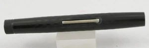 Diamond Point Black Chased Hard Rubber Lever-Filler Fountain Pen Body - c. 1920 - Picture 1 of 4