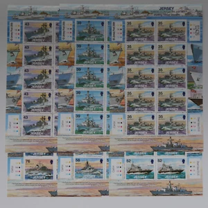 Jersey 2008 Naval Connections ships II sheets of 10 set SG 1380-1385 MNH mint - Picture 1 of 1