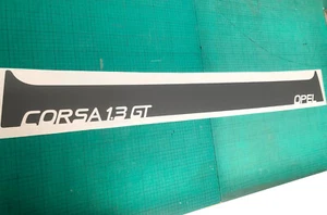 Calcomanía/pegatina para puerta trasera superior Vauxhall (Nova) Corsa 1.3 GT GRIS CLARO - Imagen 1 de 4