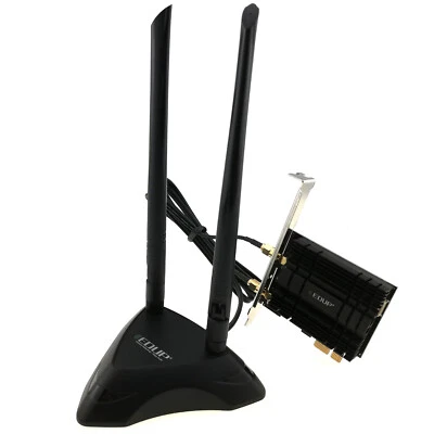 AX3000 Desktop PC PCIe Wireless Network Adapter WiFi 6 Bluetooth Card Gigabit - Image 1 of 4