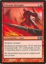 MTG - M11 - Volcanic Strength - 2X - Foil - NM