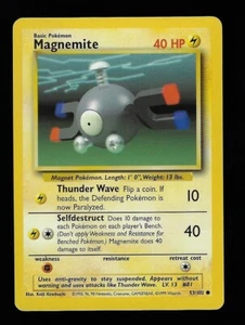 1999 Pokemon Unlimited 53 Magnemite - Foto 1 di 2