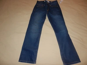 Old Navy Jeans Boy’s Size 7 Dark Wash Skinny Adjustable Waist NWT - Picture 1 of 3