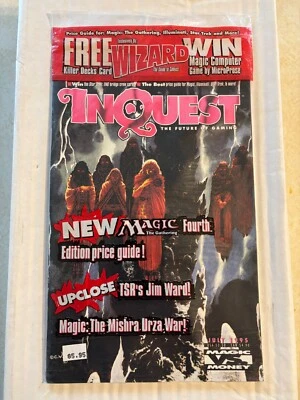 Inquest magazine #3 still sealed MTG Magic The Gathering July 1995 - Image 1 of 4