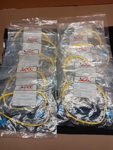 OCC OPTICAL CABLE CORP. D8SC-SC-1M fiber optic jumper LOT OF 10 - Picture 1 of 2